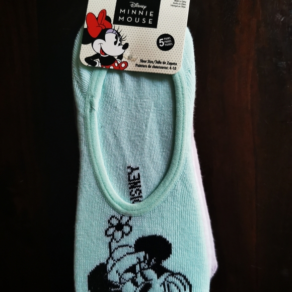 Minnie Mouse Socks (Pack of 5) - Picture 3 of 9
